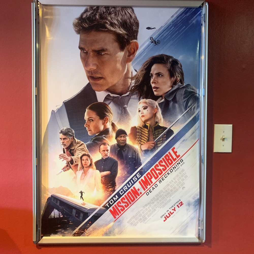 Mission Impossible: Dead Reckoning Movie theater poster